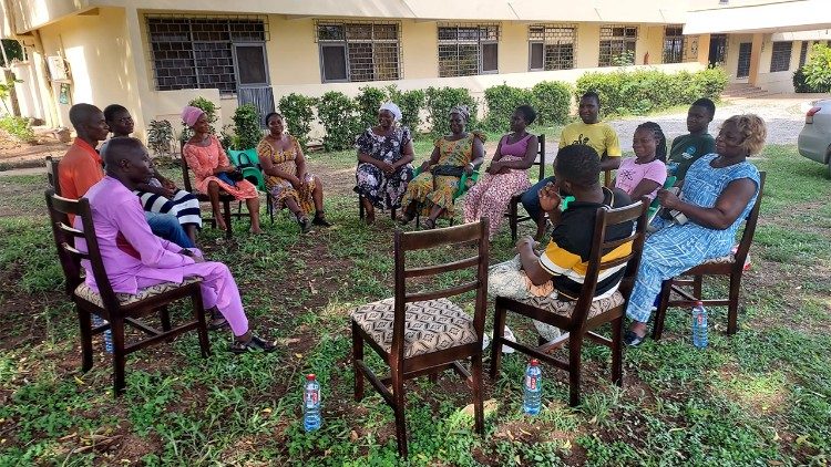 Members of "Hope for Life" meeting in Accra, Ghana