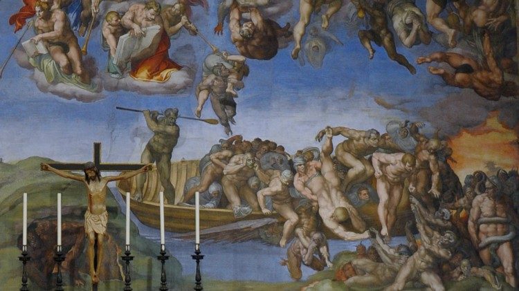 Un dettaglio del Giudizio Universale, Caronte e i dannati © Musei Vaticani - Vatican Media