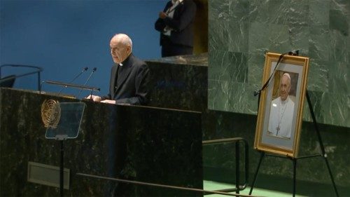 L’arcivescovo Gabriele Caccia commemora Papa Francesco alle Nazioni Unite