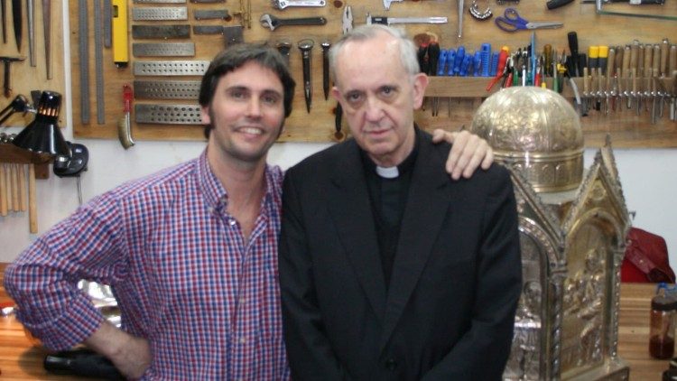 Adrian Pallarols and Pope Francis