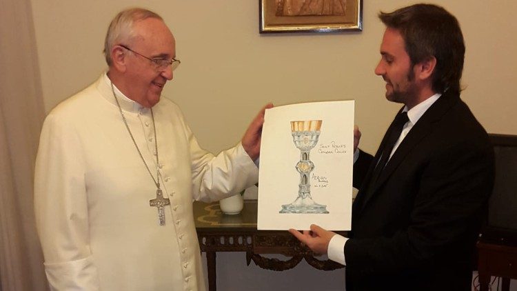 Adrian Pallarols and Pope Francis