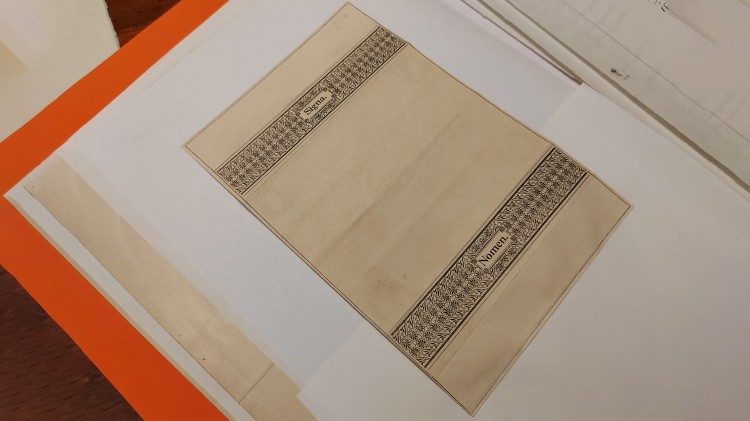 La scheda di voto © Archivio Apostolico Vaticano