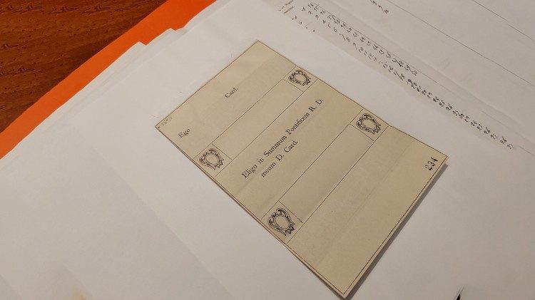 la scheda per votare