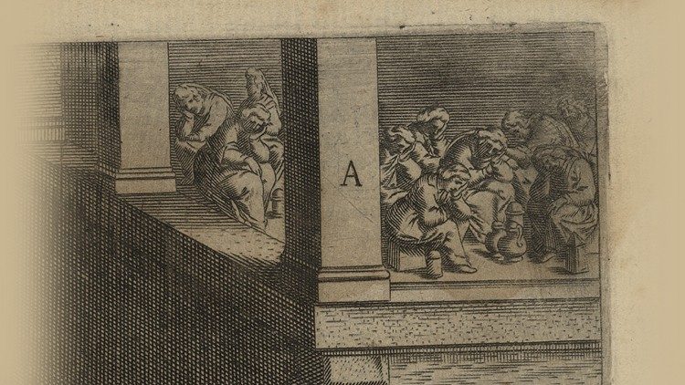 Camillo Cungi, [Las diez vírgenes], grabado a buril (detalle) - (© Biblioteca Apostólica Vaticana)