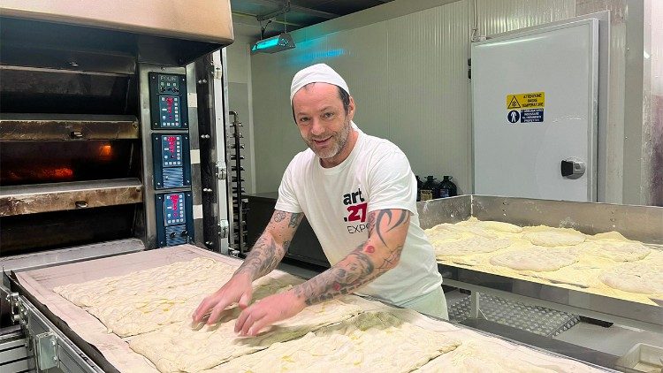 Massimiliano Cirillo, ex detenuto oggi responsabile del panificio del carcere di Cuneo.