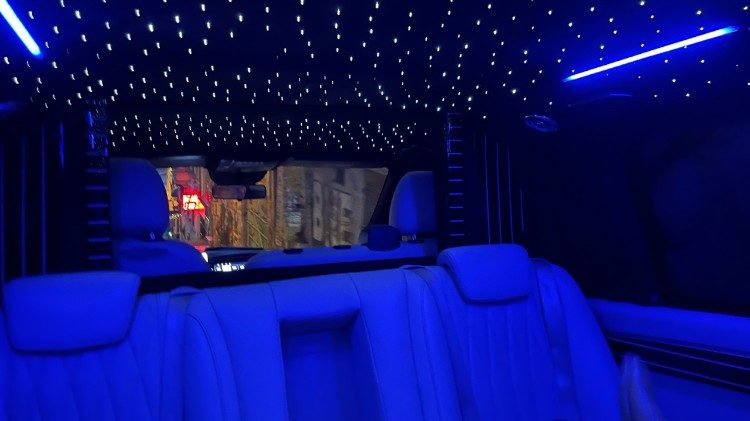 Innenleben eines der Transferbusse, die die RV-Korrespondenten in Istanbul nutzten