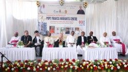 പോപ്പ് ഫ്രാൻസിസ് മൈഗ്രന്റ്‌സ് സെന്റർ, ഷോർട്ട് സ്റ്റേ ഹോം ഉദ്‌ഘാടനച്ചടങ്ങിൽനിന്നുള്ള ഒരു ദൃശ്യം