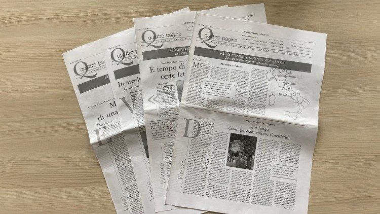 L'inserto Quattro Pagine pubblicato il martedì su L'Osservatore Romano