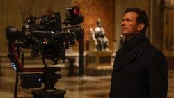 Chris Pratt mientras filma un documental sobre San Pedro producido por Vatican Media, Fabbrica di San Pietro y AF Films