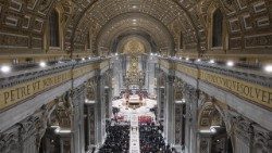 Un interno della Basilica di San Pietro nel 2024 (Vatican Media)