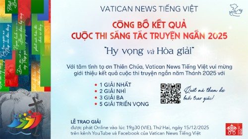 Kết quả Giải truyện ngắn Năm Th&aacute;nh 2025: "Hy vọng v&agrave; Ho&agrave; giải"