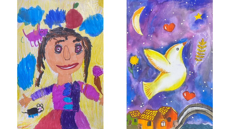 Клєвцова Теодора, 4,5 років і Шнейдер Жанна, 10 років