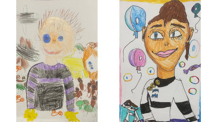 Щербаков Іван, 5 років і Соловйова Аміра, 6,5 років