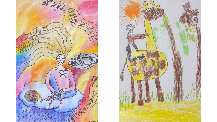 Мала Софія, 12 років і Щербаков Іван, 5 років