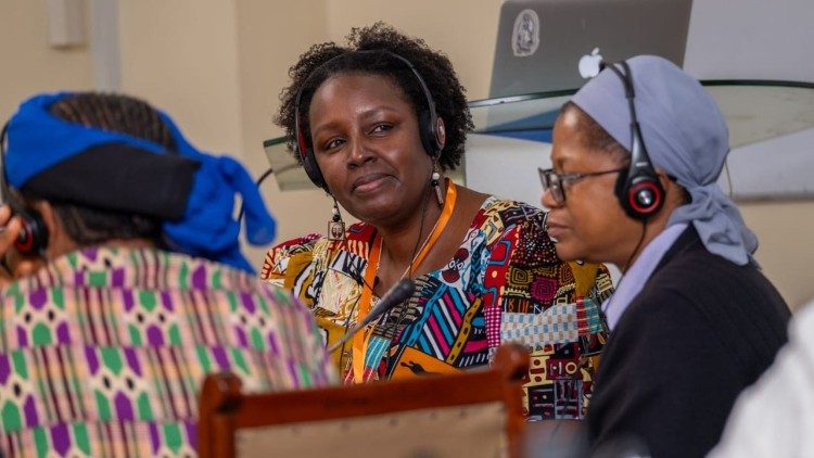 . Mumbi Kigutha CPPS at a workshop with the African religious women