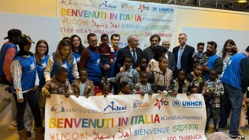  Refugees arrive in Italy through humanitarian corridors