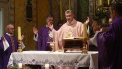 Msza św. w kościele św. Stanisława BM w Rzymie o pokój w Ukrainie, w Ziemi Świętej i innych miejscach na świecie