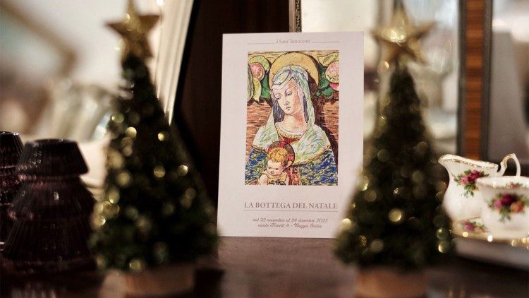 La locandina della Bottega del Natale a Reggio Emilia