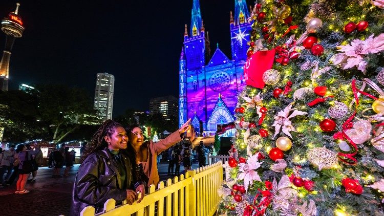 Thousands gathered on Wednesday night to mark the launch of the Christmas light show