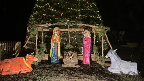 Por primera vez, tras su inauguración en septiembre de 2025, el Borgo Laudato si' cuenta con un pesebre con el arte tradicional de Metepec, México.