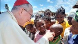 Kardinal Parolin bei seinem Besuch in Mosambik