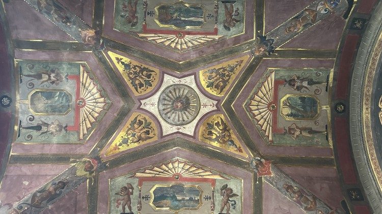 L'antica sede dell'Istituto Romano di San Michele. Decorazioni eseguite dai giovani ospiti - Foto: P. Ondarza