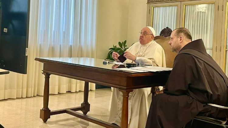 L'incontro on-line del Papa con ragazzi e ragazze dell'Ucraina