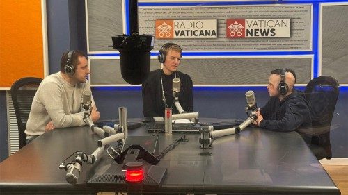 Il piccolo Roman ospite lo scorso anno negli studi di Radio Vaticana - Vatican News