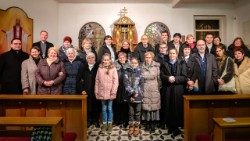 A pozsonyi magyar csoport Budapesten...  