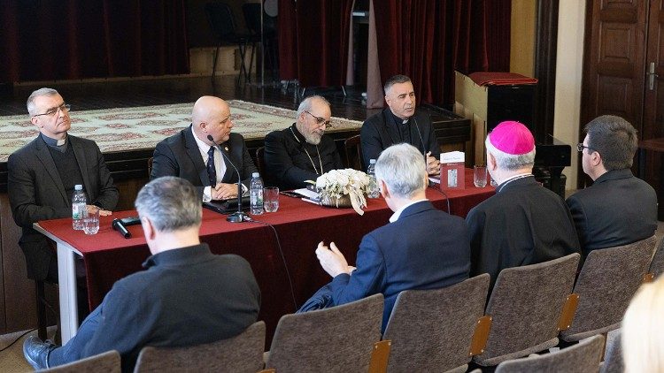 2025.02.10 Presentazione libro di Mons Alemezian su Gregorio di Narek in Croazia e festa di San Biagio