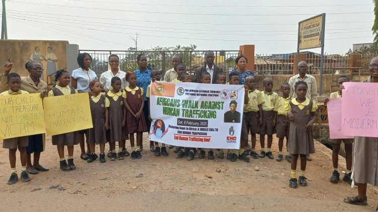 School children join the fight against modern slavery