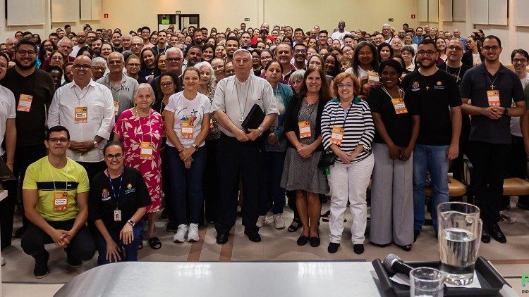 Participanyes da Semana de Comunicação na Liturgia