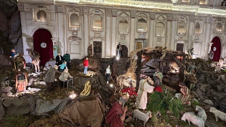 Particolare del Presepe di Aleppo
