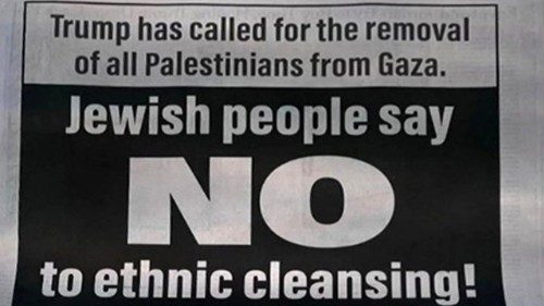 Hundreds of rabbis protest "ethnic cleansing" plan for Gaza