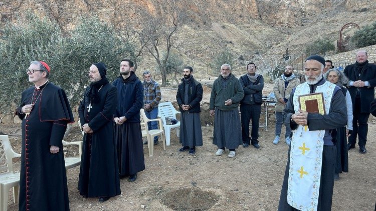 Preghiera comune a Mar Musa