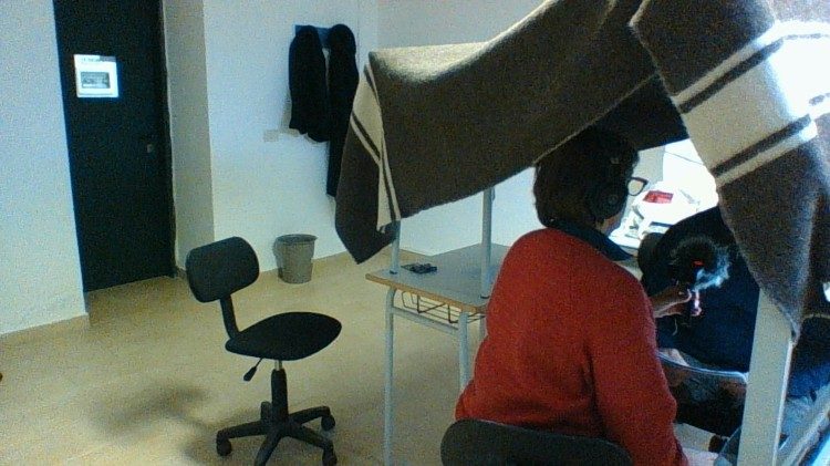 La realizzazione del podcast "Sottocoperta"