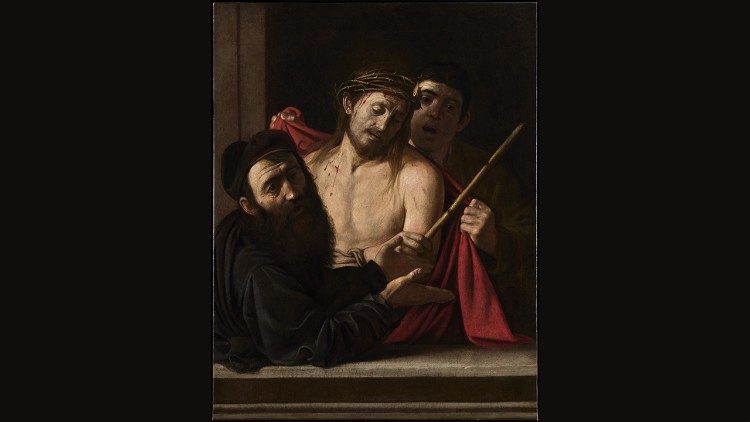 Caravaggio (Michelangelo Merisi) Ecce Homo 1606 - 1609 olio su tela; 116x86 cm Collezione Privata , Madrid (ES)