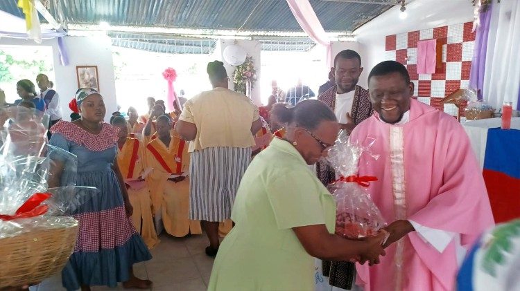 Celebración Eucarística en Haití