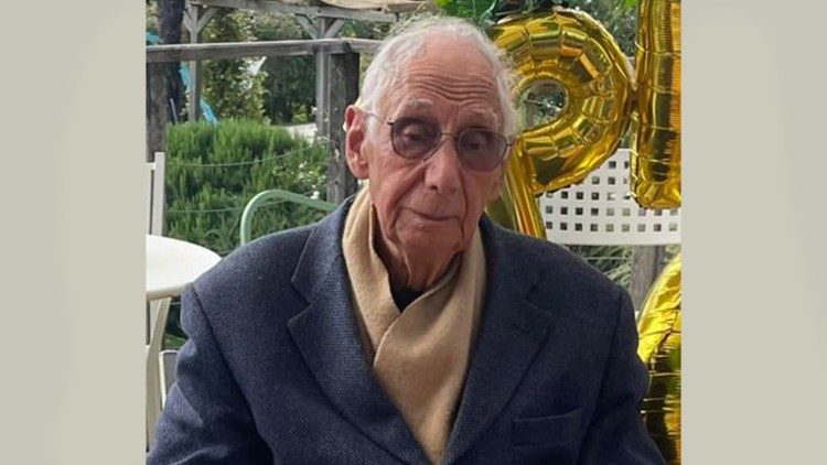 Pier Vincenzo Giudici nel giorno dei suoi 90 anni, il 17 giugno 2024