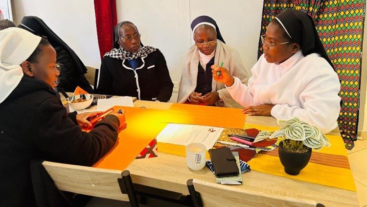 Sr. Anne Arabome with other women religious at the Sophia Institute for Theological Studies and Spiritual Formation in Namibia 