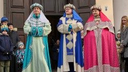 Triju ķēniņu svētku procesija, Siedlce, Polija