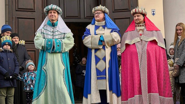 Triju ķēniņu svētku procesija, Siedlce, Polija