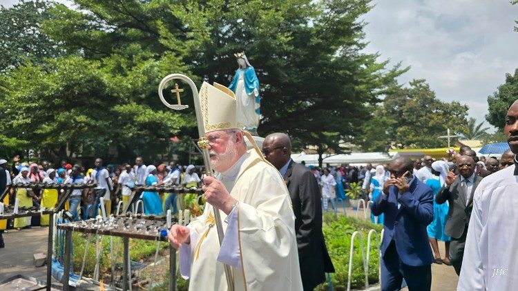 Il segretario per i Rapporti con gli Stati e le Organizzazioni internazionali a Brazzaville