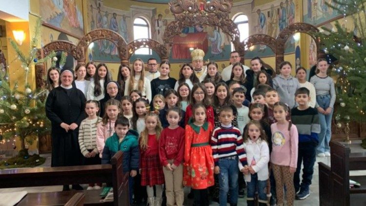 2025.01.15 Bishop Stojanov served the Holy Hierarchical Liturgy in Radovo on the feast of the Holy Family