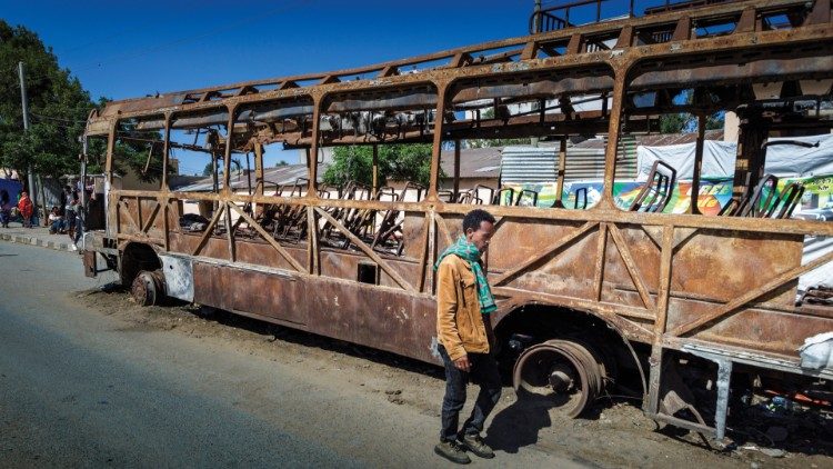 Basic infrastructure in the northern Ethiopian region of Tigray was destroyed during a two-year war and much of it has yet to be restored. Photo: