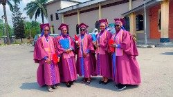 Some of the women religious on graduation day