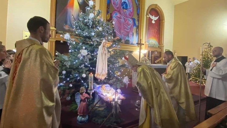 Sanktuarium Boga Ojca Miłosiernego w Zaporożu (Fot. Bp Jan Sobiło, archiwum prywatne)