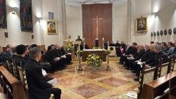 La Pontificia Accademia Ecclesiastica riunita per la festa di Sant’Antonio Abate (17 gennaio 2025)