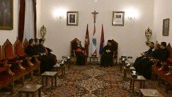  ՌաՖայէլ-Պետրոս ԻԱ. Կաթողիկոս-Պատրիարքը ընդունեց կարդինալ Պշարա Ռայի պատրիարքը