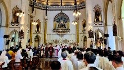 Leaders and faithful from various Christian denominations in Bangkok gather for the Week of Prayer for Christian Unity on January 19, 2025, emphasizing shared faith and the call for unity. Photo: